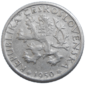 1 Koruna 1950