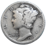 USA One Dime 1923