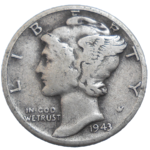 USA One Dime 1943