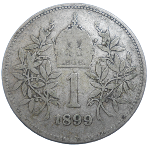 František Jozef I. 1 koruna 1899 bz