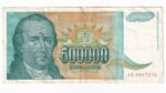 Juhoslávia 500 000 Dinara 1993