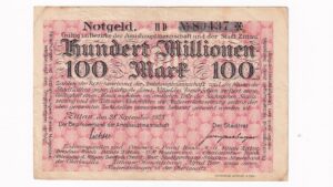 Nemecko 100 Millionen Mark 1923