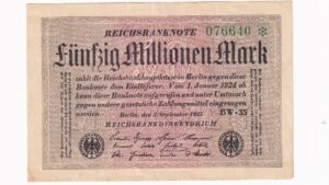 Nemecko 50 Millionen Mark 1923