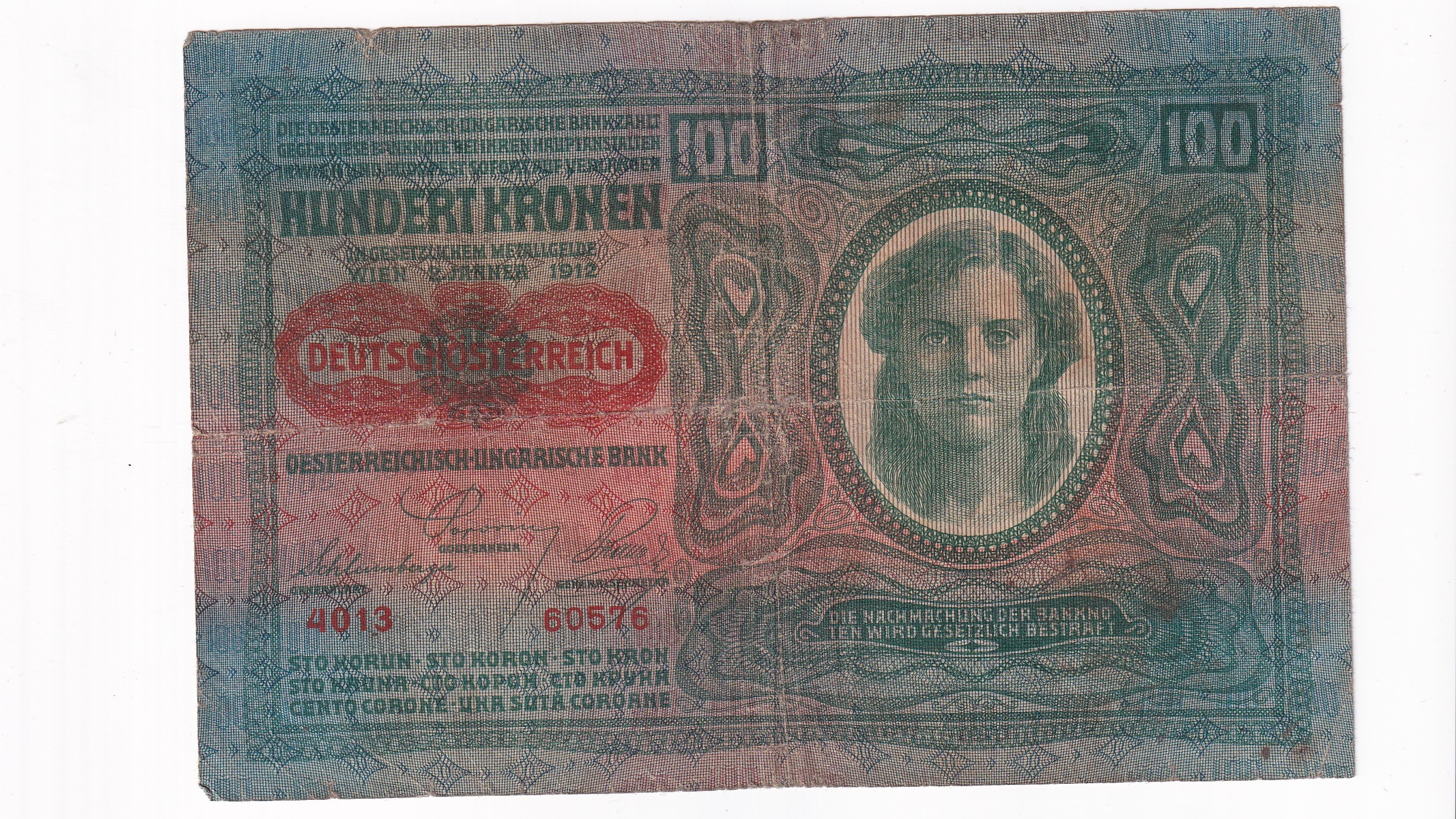 Rakúsko 100 Kronen 1912 Rakúsko 100 Kronen 1912