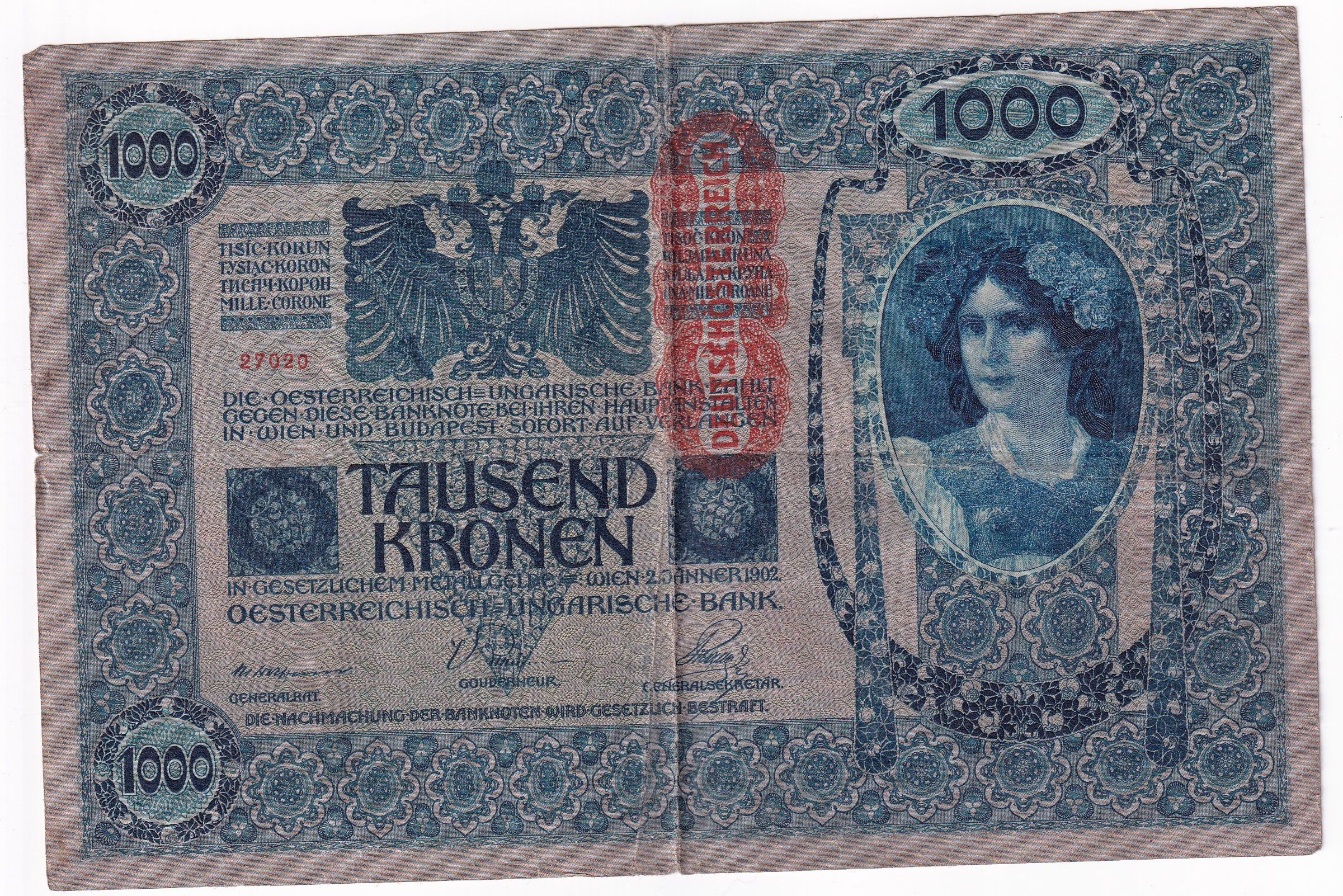 Rakúsko 1000 Kronen 1902 Rakúsko 1000 Kronen 1902