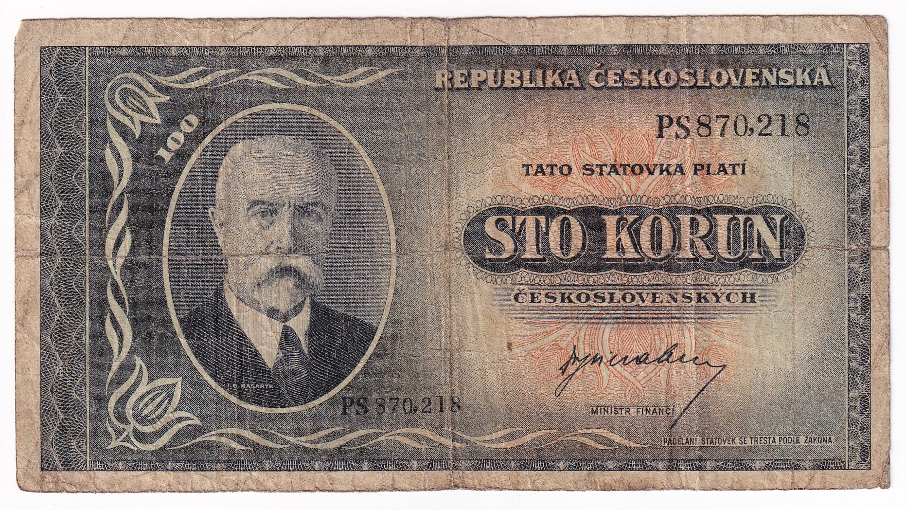 100 Korún 1945 PS 100 Korún 1945 PS