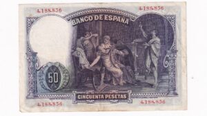 Španielsko 50 Pesetas 1931