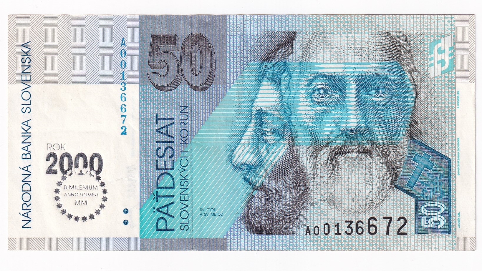 50 Korún 1993 Bimilénium 50 Korún 1993 Bimilénium