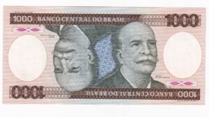 Brazília 1000 Cruzeiros 1985