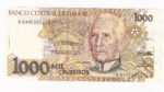 Brazília 1000 Cruzeiros 1991