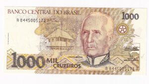 Brazília 1000 Cruzeiros 1991
