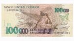 Brazília 100 000 Cruzeiros 1993