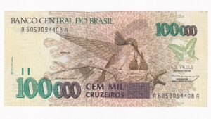 Brazília 100 000 Cruzeiros 1993