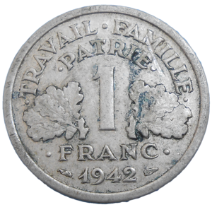 Francúzsko 1 Franc 1942