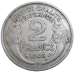 Francúzsko 2 Francs 1948