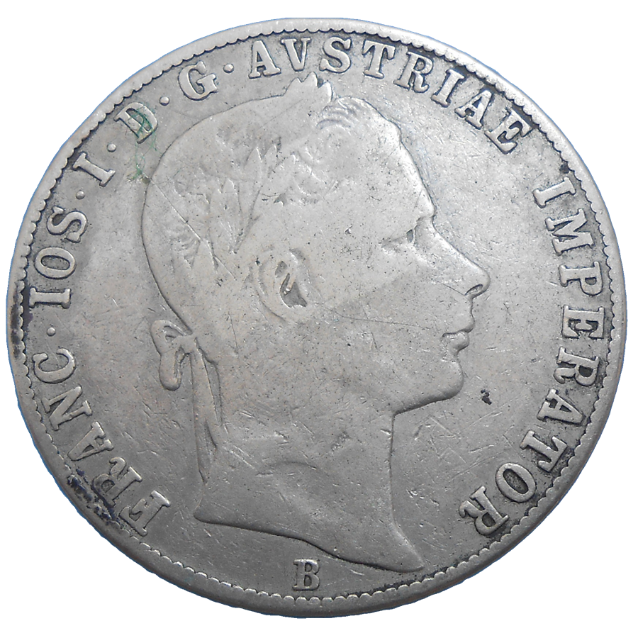 František Jozef I. 1 zlatník 1858 B František Jozef I. 1 zlatník 1858 B