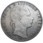 František Jozef I. 1 zlatník 1858 B