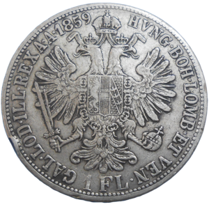 František Jozef I. 1 zlatník 1859 V