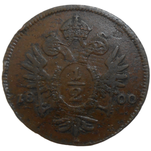 František II. 1/2 grajciar 1800 C