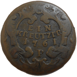 Mária Terézia 1 grajciar 1761 P