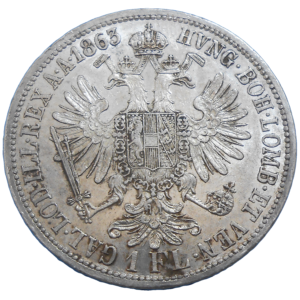 František Jozef I. 1 zlatník 1863 A