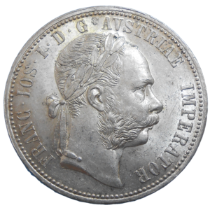 František Jozef I. 1 zlatník 1876 bz