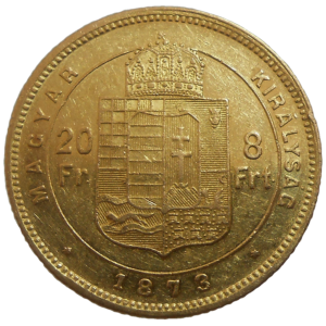František Jozef I. 8 zlatník 1873 KB