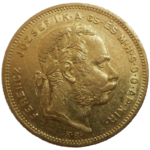 František Jozef I. 8 zlatník 1874 KB