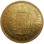 František Jozef I. 8 zlatník 1883 KB