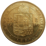 František Jozef I. 8 zlatník 1887 KB
