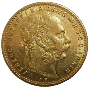 František Jozef I. 8 zlatník 1890 KB