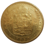 František Jozef I. 8 zlatník 1890 KB