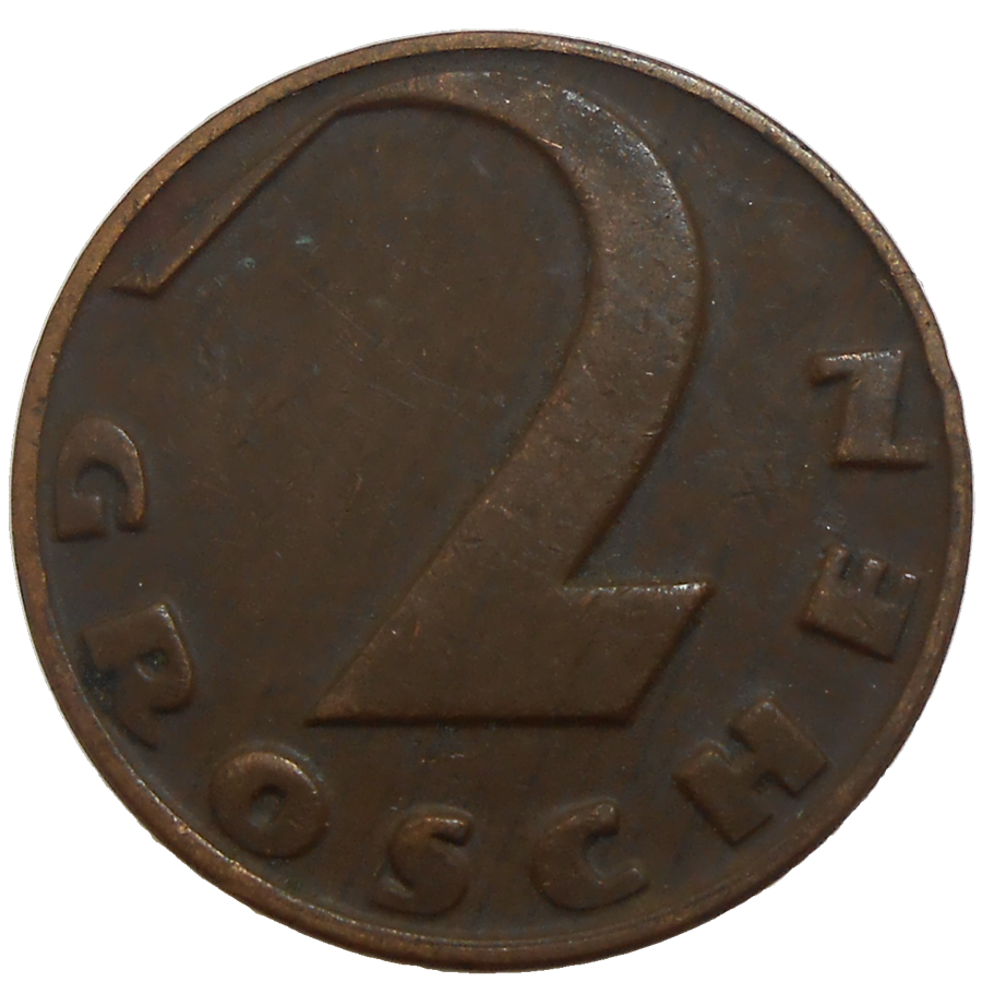 Rakúsko 2 Groschen 1935 Rakúsko 2 Groschen 1935
