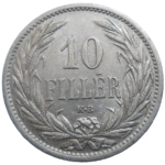 František Jozef I. 10 Fillér 1908 KB