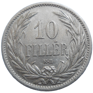František Jozef I. 10 Fillér 1908 KB