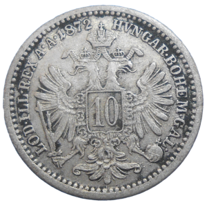 František Jozef I. 10 grajciar 1872 bz