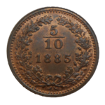 František Jozef I. 5/10 grajciar 1885 bz