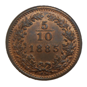 František Jozef I. 5/10 grajciar 1885 bz