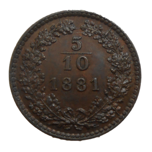 František Jozef I. 5/10 grajciar 1881 bz