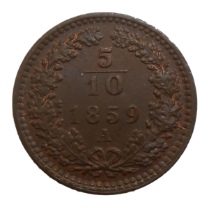 František Jozef I. 5/10 grajciar 1859 A