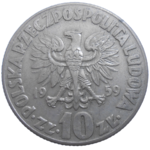 Poľsko 10 Zlotych 1959