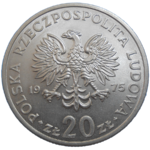 Poľsko 20 Zlotych 1975