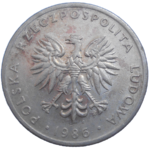 Poľsko 20 Zlotych 1986
