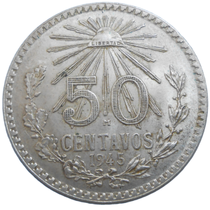 Mexiko 50 Centavos 1945