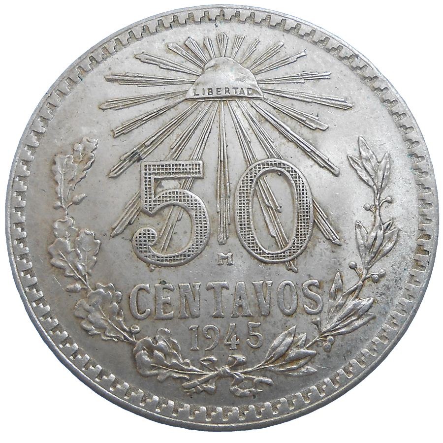 Mexiko 50 Centavos 1945 Mexiko 50 Centavos 1945
