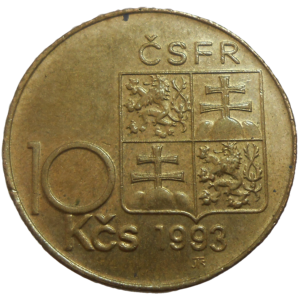 10 Kčs 1993 T. G. Masaryk