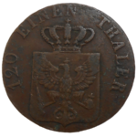 Nemecko 3 Pfennig 1825 A