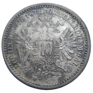 František Jozef I. 10 grajciar 1872 bz