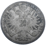 František Jozef I. 20 grajciar 1869 bz