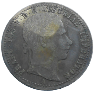 František Jozef I. 1/4 zlatník 1862 A